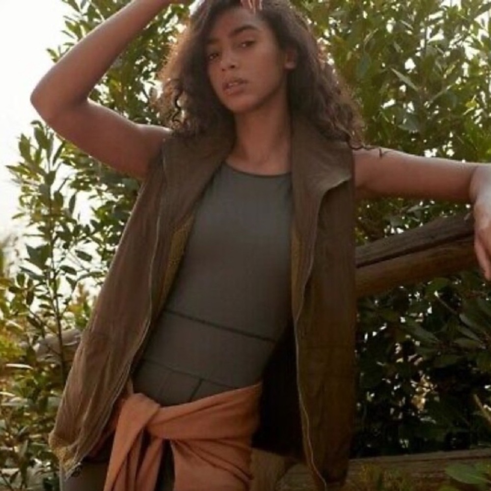 FP Movement by Free People Olive and Brown Vest